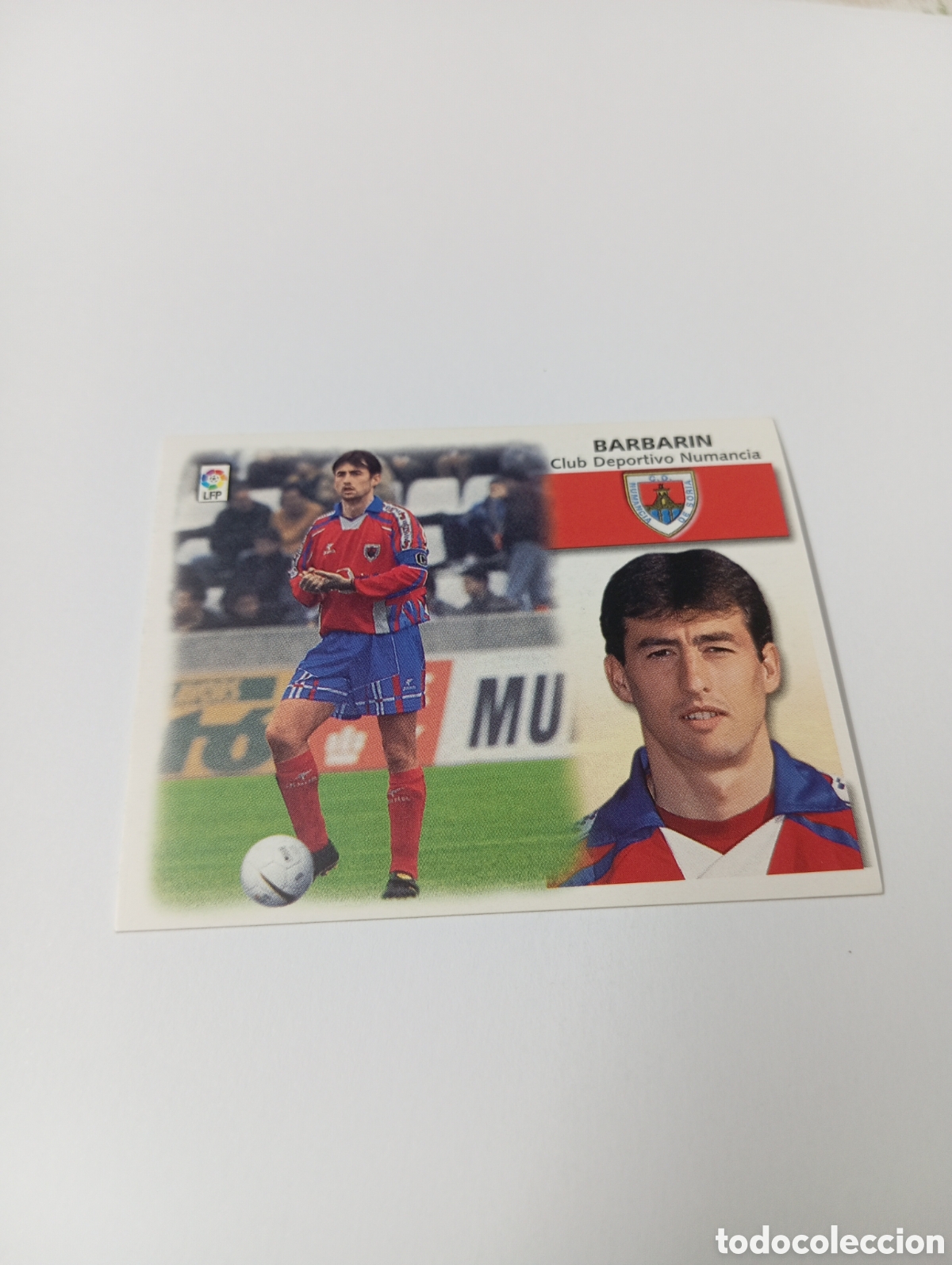 Cromos de F&uacute;tbol: BARBARIN BAJA Numancia LIGA ESTE 1999 2000 PANINI 99 00 NUEVO SIN PEGAR