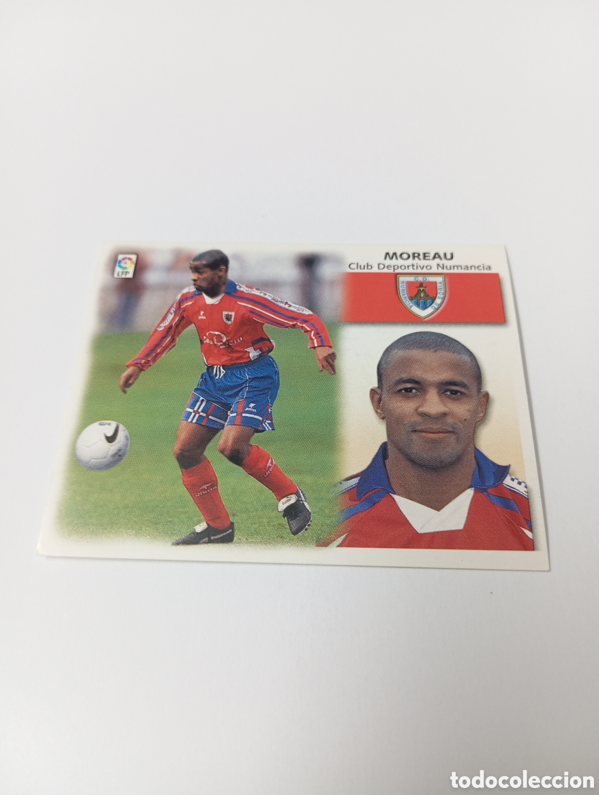 Cromos de F&uacute;tbol: MOREAU Numancia LIGA ESTE 1999 2000 PANINI 99 00 NUEVO SIN PEGAR