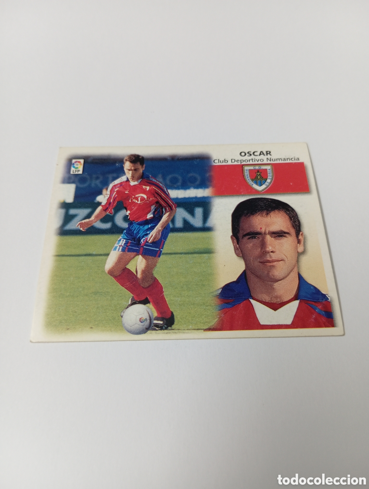 Cromos de F&uacute;tbol: OSCAR BAJA Numancia LIGA ESTE 1999 2000 PANINI 99 00 NUEVO SIN PEGAR