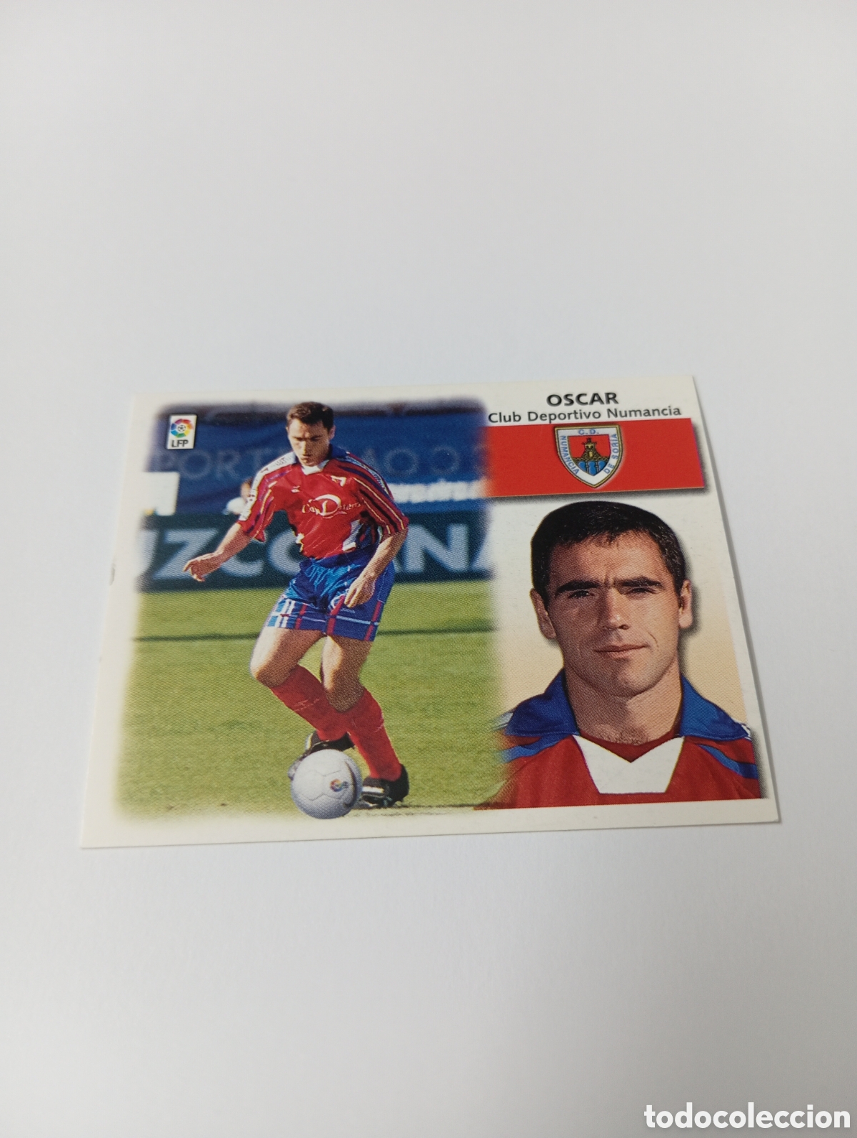 Cromos de F&uacute;tbol: OSCAR BAJA Numancia LIGA ESTE 1999 2000 PANINI 99 00 NUEVO SIN PEGAR