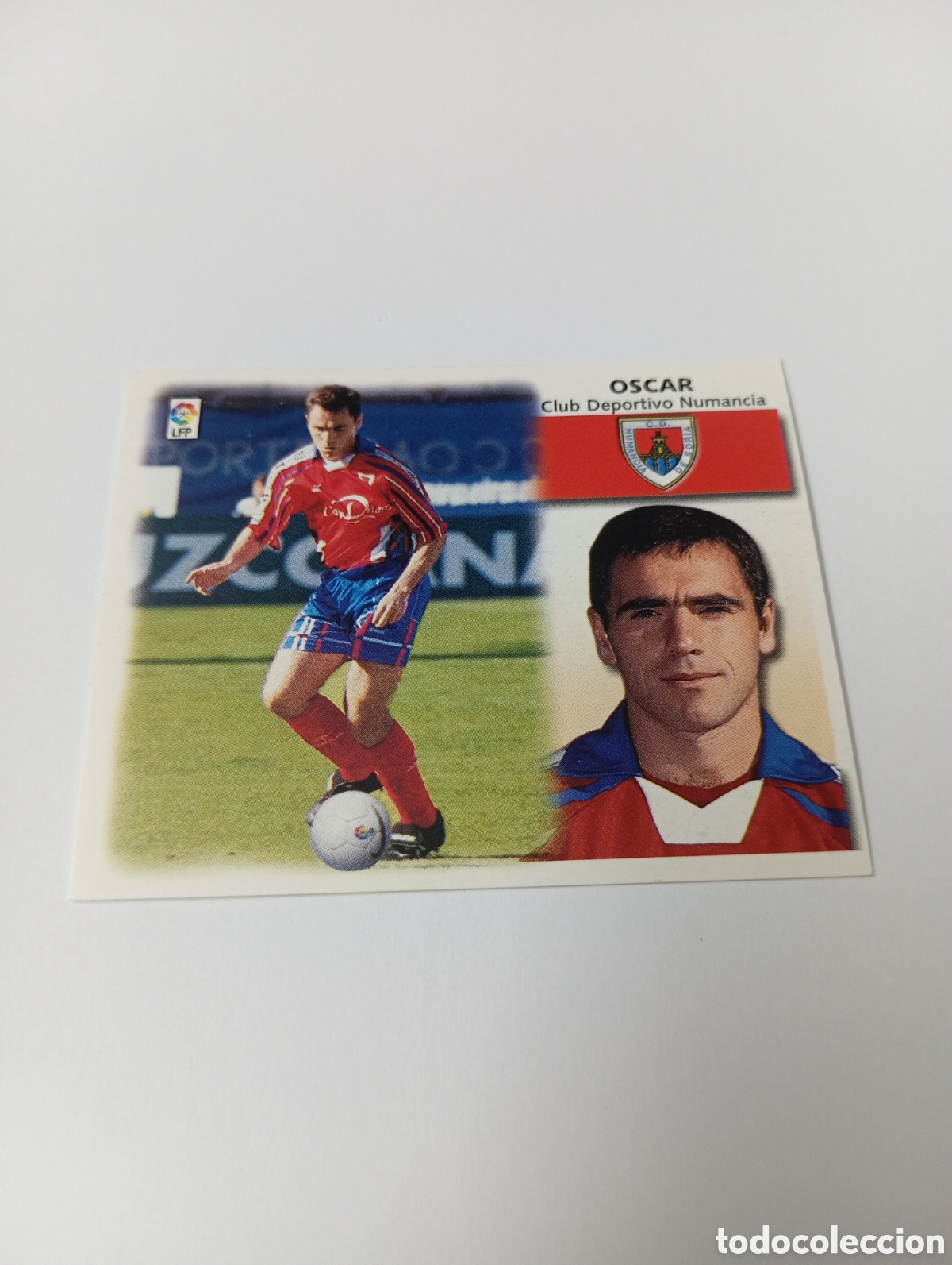 Cromos de F&uacute;tbol: OSCAR BAJA Numancia LIGA ESTE 1999 2000 PANINI 99 00 NUEVO SIN PEGAR