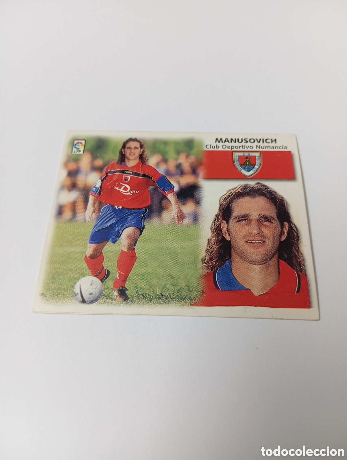 Cromos de F&uacute;tbol: MANUSOVICH COLOCA Numancia LIGA ESTE 1999 2000 PANINI 99 00 NUEVO SIN PEGAR
