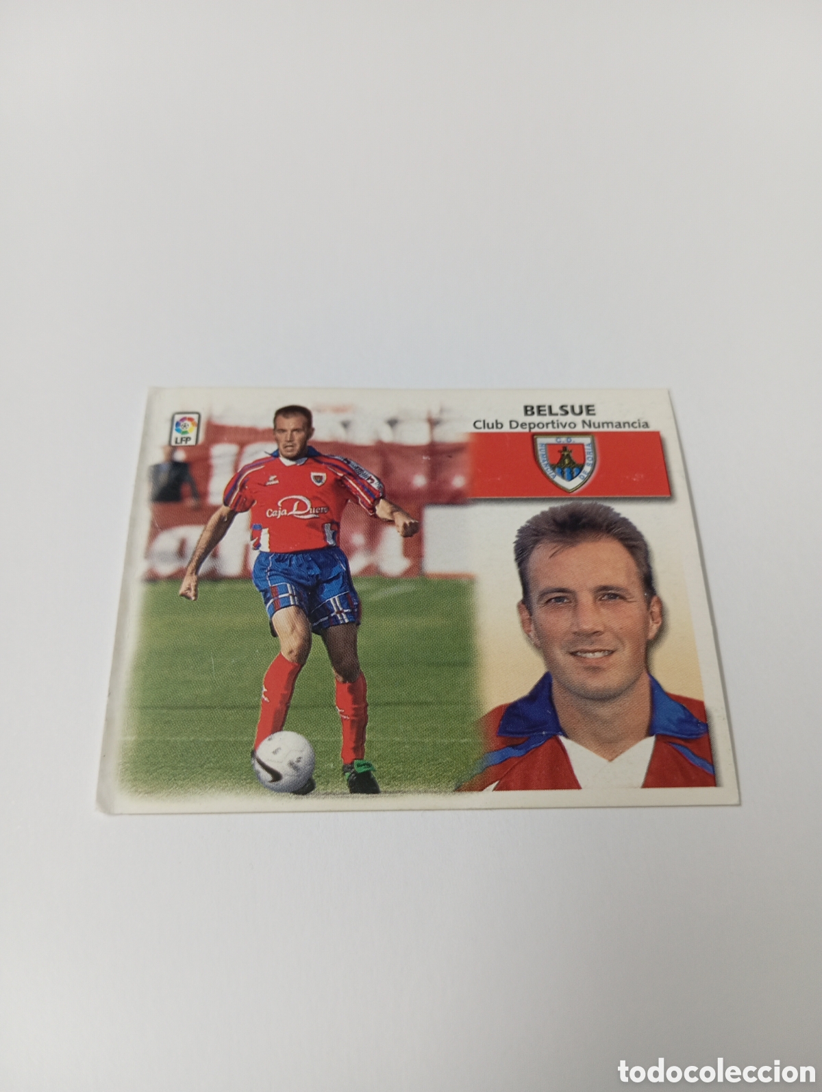Cromos de F&uacute;tbol: BELSUE COLOCA Numancia LIGA ESTE 1999 2000 PANINI 99 00 NUEVO SIN PEGAR