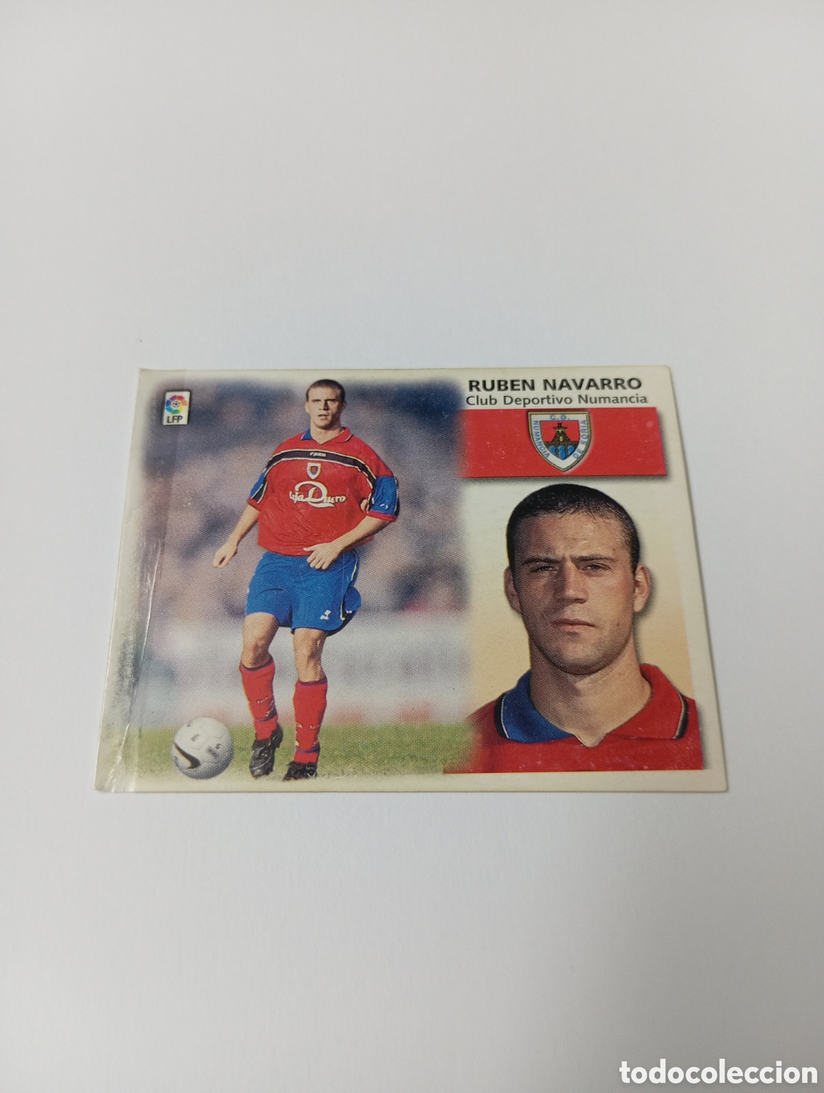 Cromos de F&uacute;tbol: RUB&Eacute;N NAVARRO COLOCA Numancia LIGA ESTE 1999 2000 PANINI 99 00 NUEVO SIN PEGAR