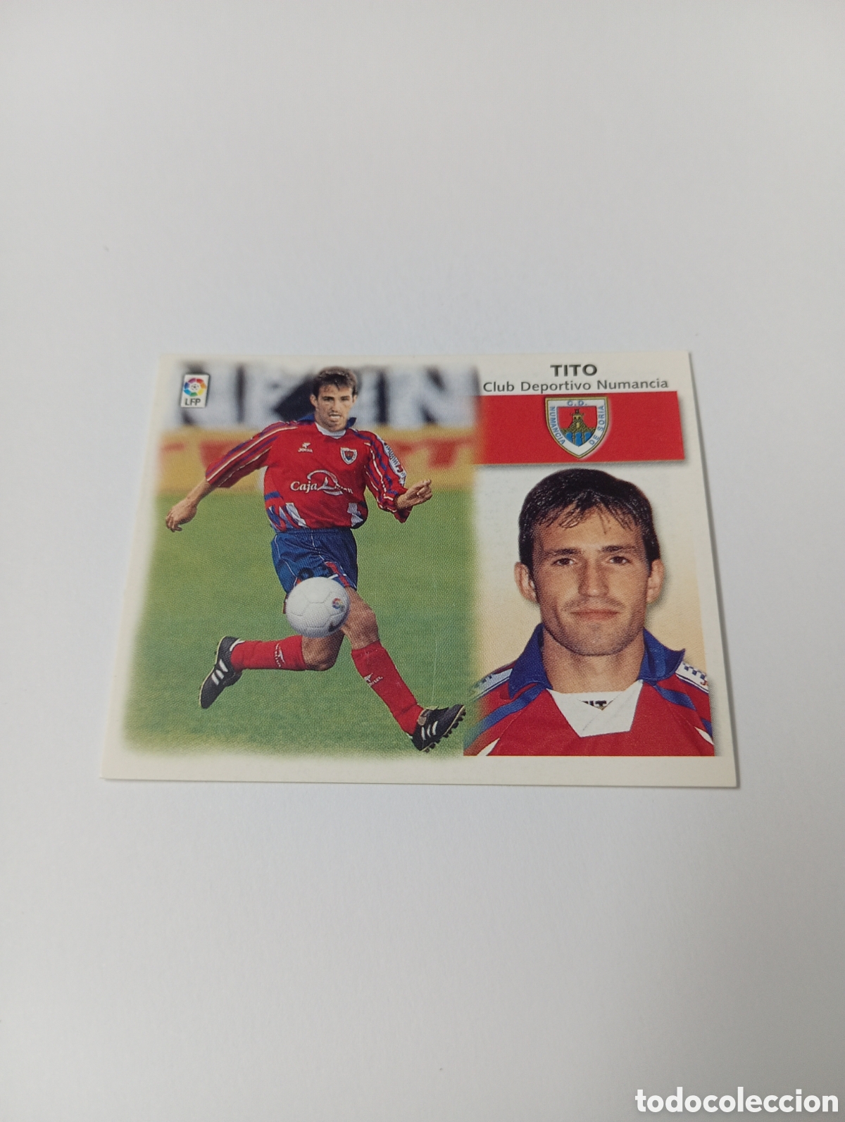 Cromos de F&uacute;tbol: TITO Numancia LIGA ESTE 1999 2000 PANINI 99 00 NUEVO SIN PEGAR