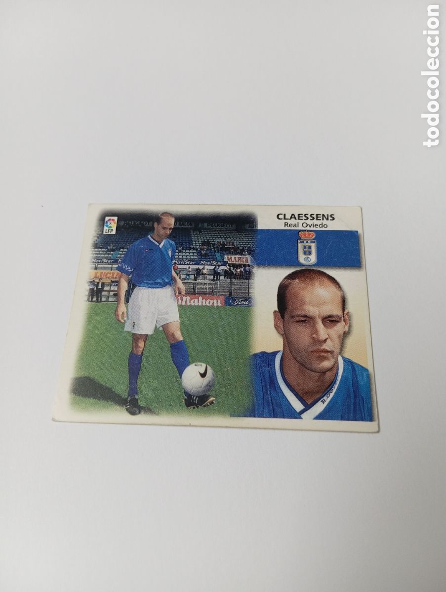 Cromos de F&uacute;tbol: CLAESSENS COLOCA Oviedo LIGA ESTE 1999 2000 PANINI 99 00 NUEVO SIN PEGAR