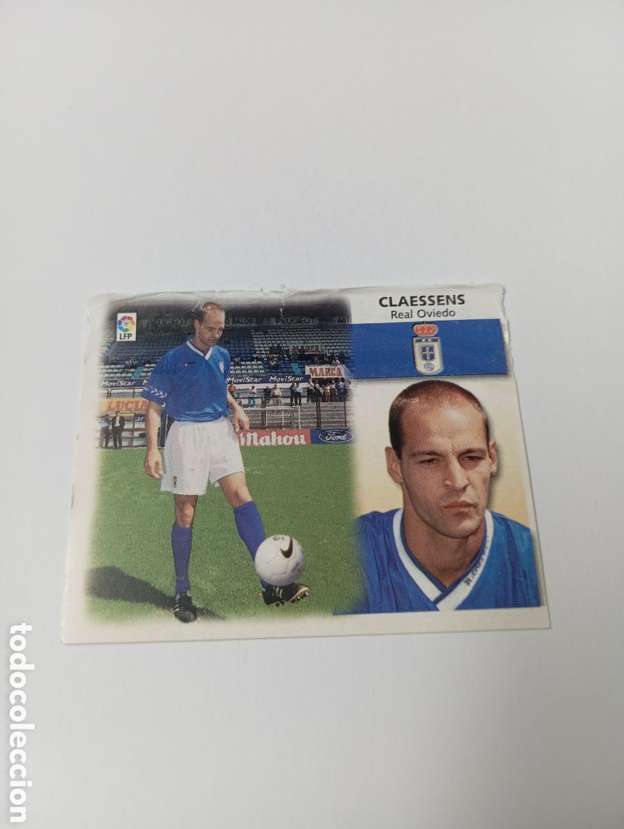 Cromos de F&uacute;tbol: CLAESSENS COLOCA Oviedo LIGA ESTE 1999 2000 PANINI 99 00 NUEVO SIN PEGAR