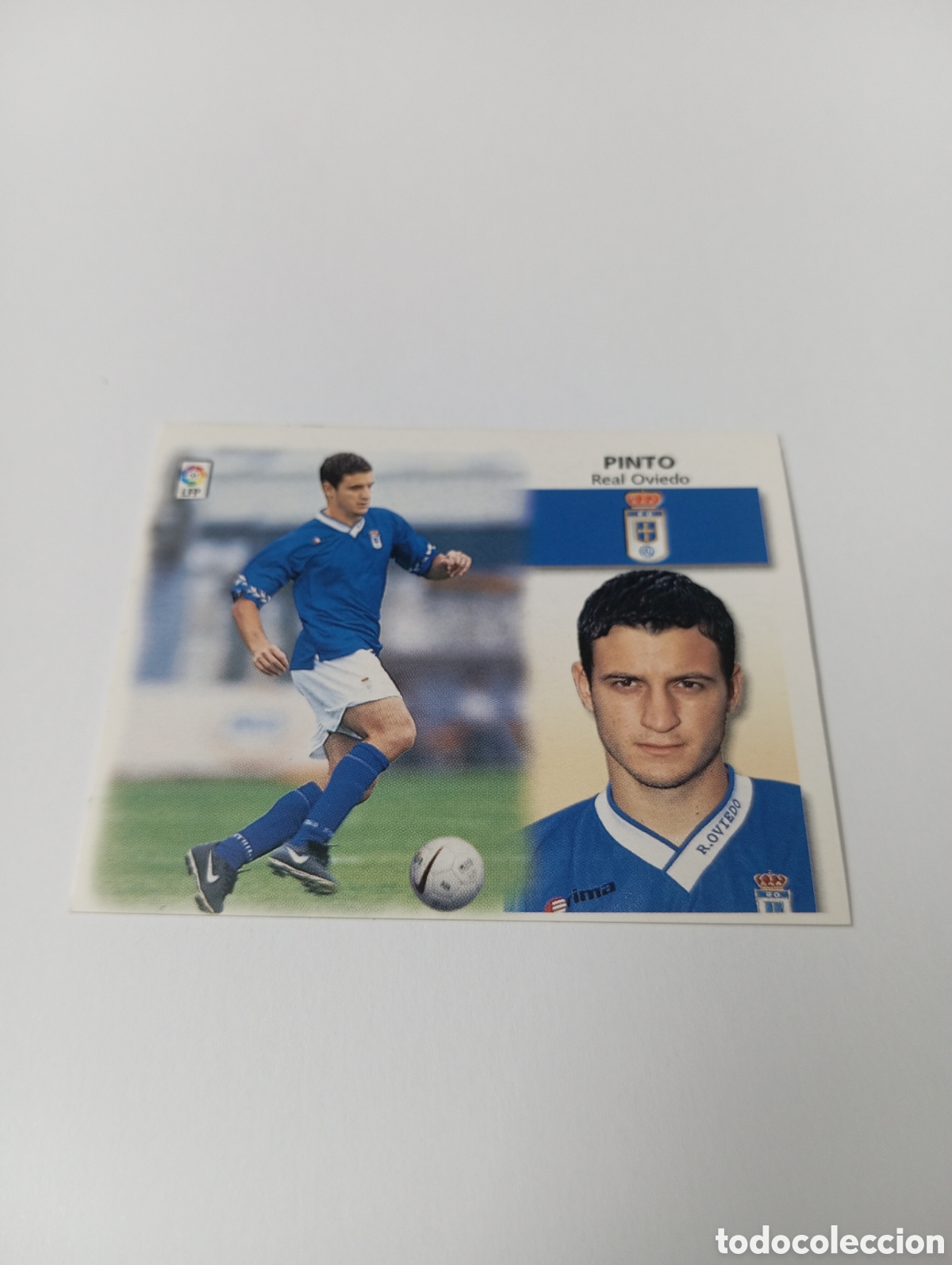 Cromos de F&uacute;tbol: PINTO Oviedo LIGA ESTE 1999 2000 PANINI 99 00 NUEVO SIN PEGAR