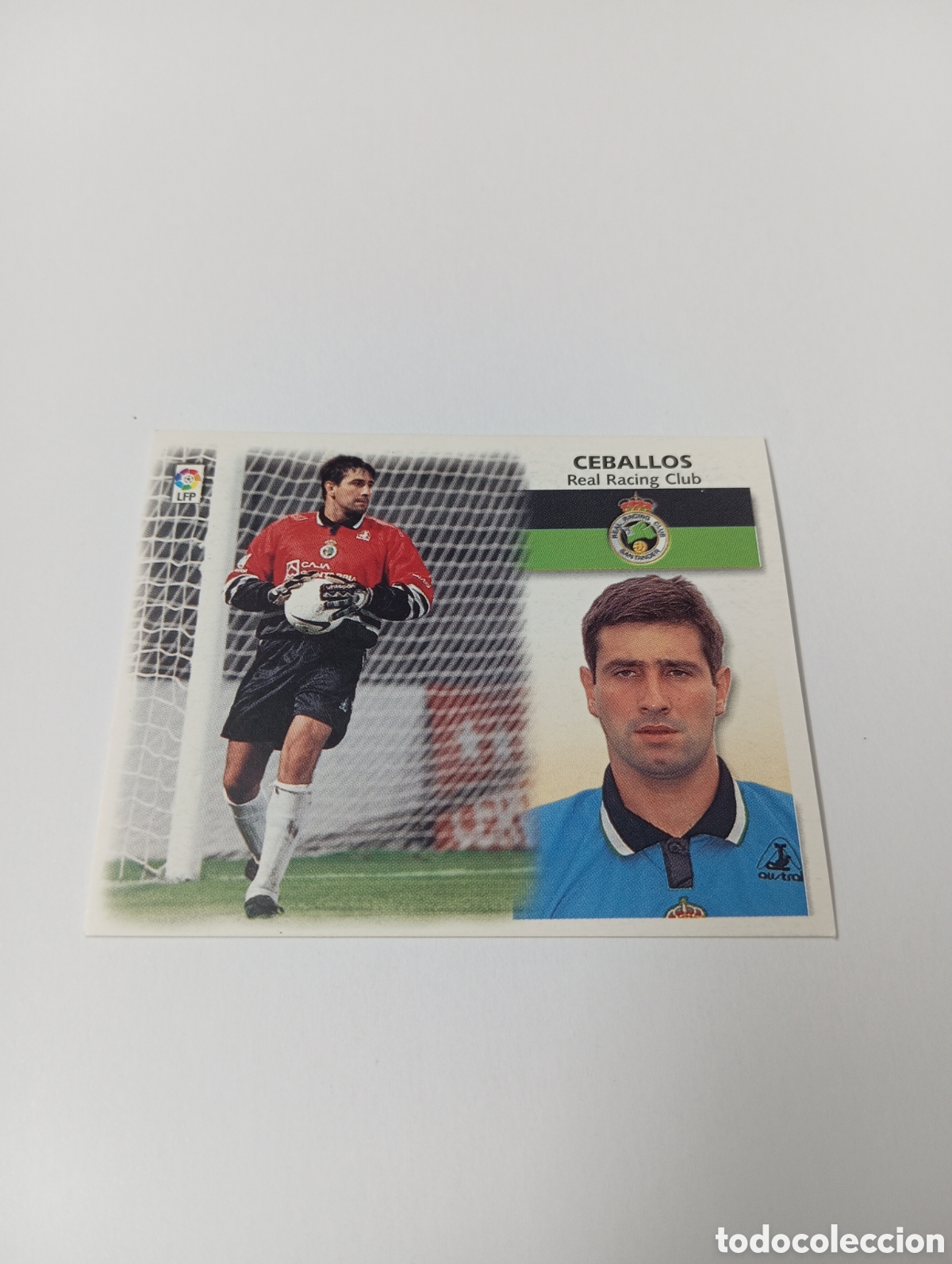 Cromos de F&uacute;tbol: CEBALLOS Racing LIGA ESTE 1999 2000 PANINI 99 00 NUEVO SIN PEGAR