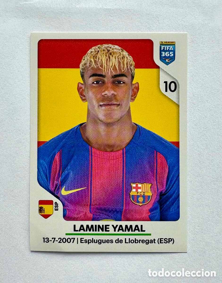 Cromos de F&uacute;tbol: 493 lamine yamal barcelona fifa 365 2026 sticker NUEVO SIN PEGAR