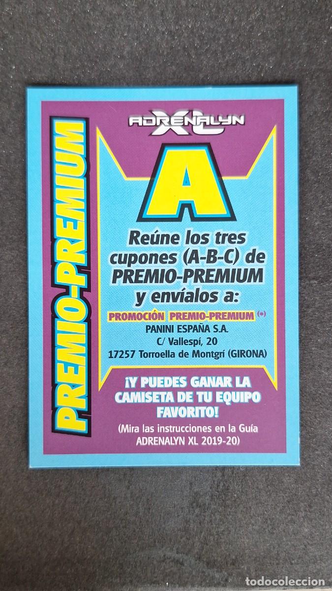 Cromos de F&uacute;tbol: L1 PREMIO PREMIUM A PANINI ADRENALYN XL LIGA 2019/20 19 20