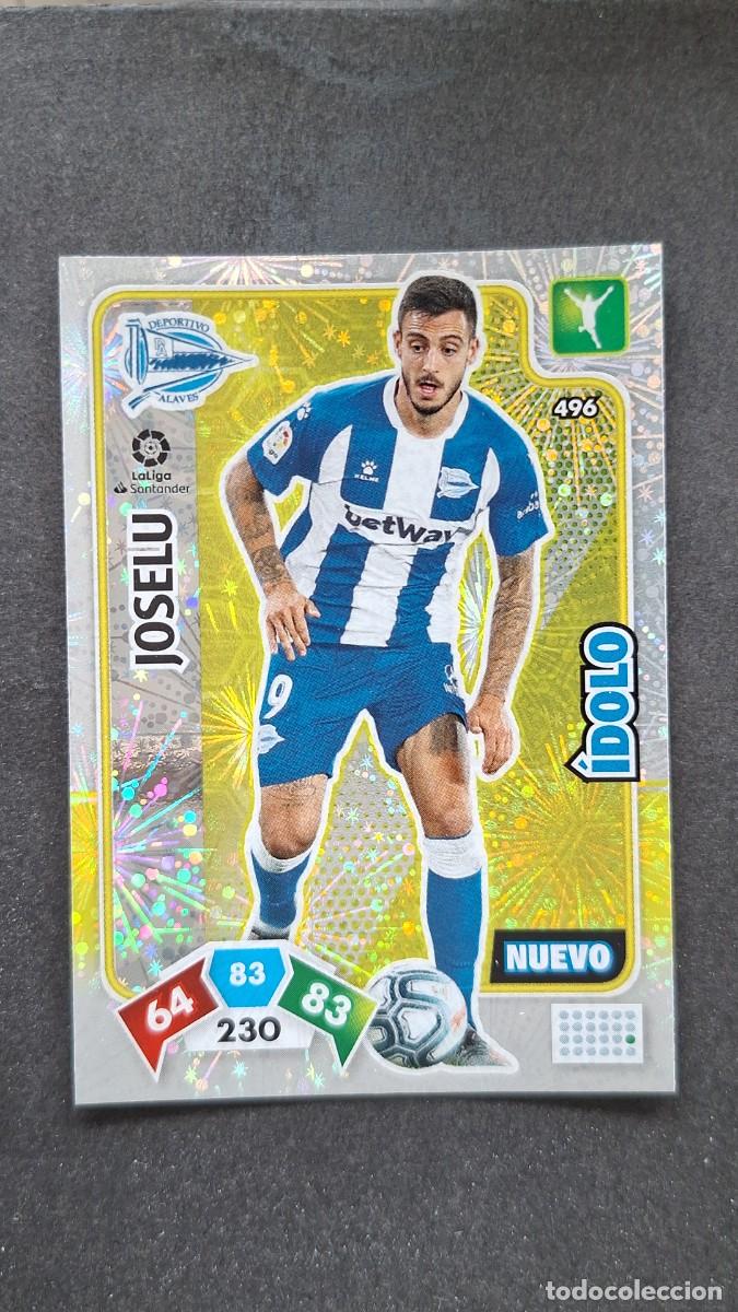 Cromos de F&uacute;tbol: L1 JOSELU DEPORTIVO ALAVES 496 NUEVO IDOLO PANINI ADRENALYN XL LIGA 2019/20 19 20