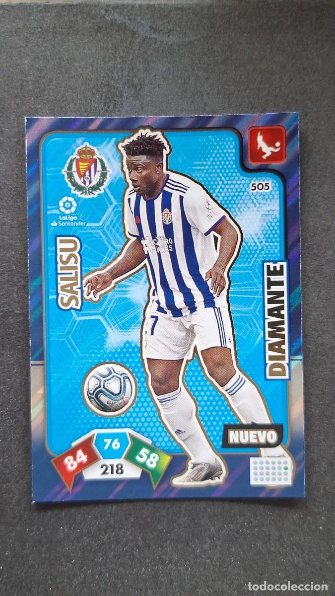 Cromos de F&uacute;tbol: L1 SALISU REAL VALLADOLID 505 NUEVO DIAMANTE PANINI ADRENALYN XL LIGA 2019/20 19 20
