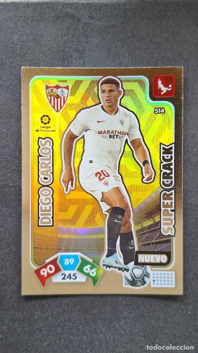 Cromos de F&uacute;tbol: L1 DIEGO CARLOS SEVILLA F. C. 514 NUEVO SUPER CRACK PANINI ADRENALYN XL LIGA 2019/20 19 20