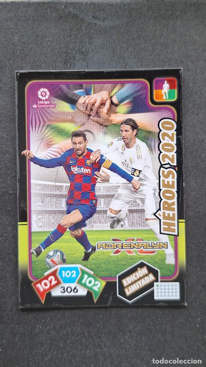 Cromos de F&uacute;tbol: L1 MESSI - SERGIO RAMOS HEROES 2020 EDICION LIMITADA PANINI ADRENALYN XL LIGA 2019/20 19 20