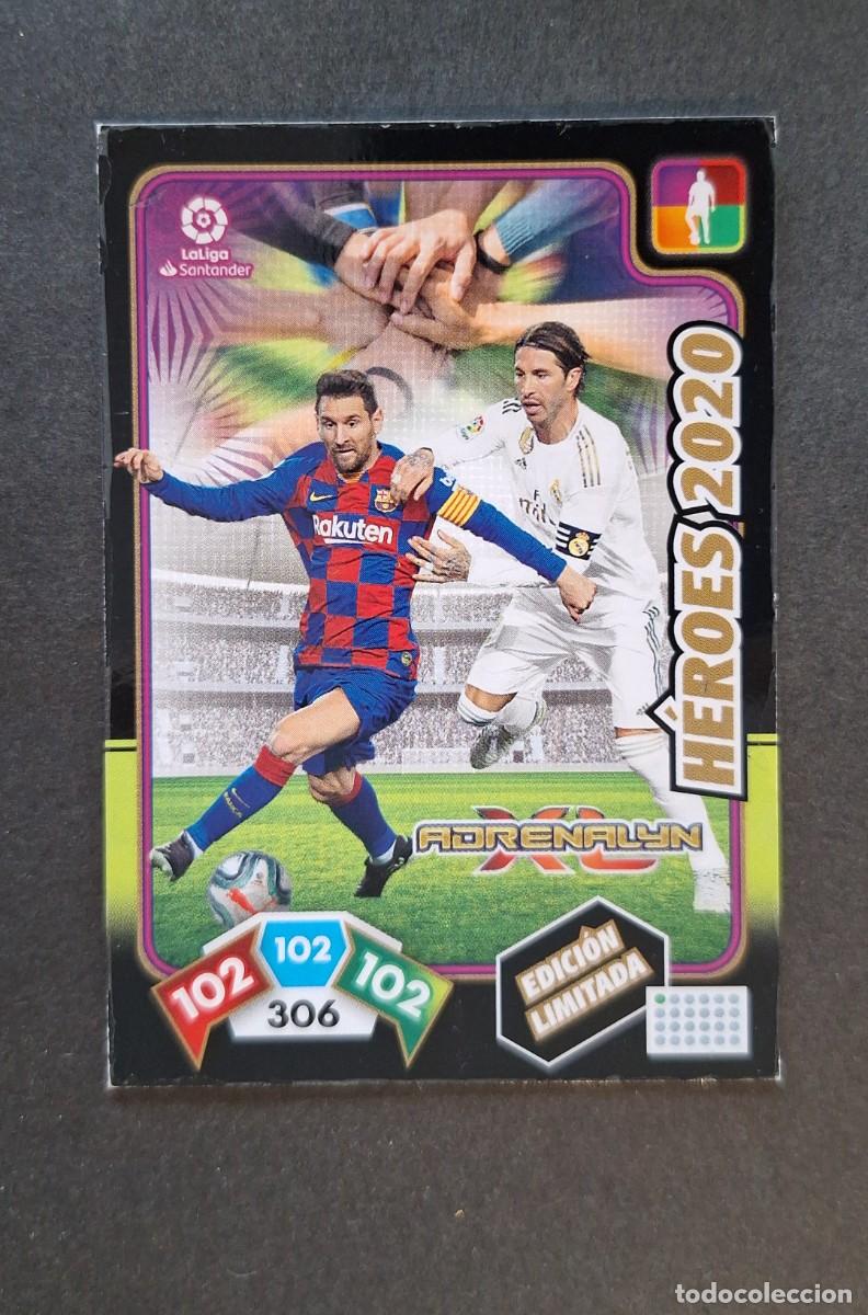 Cromos de F&uacute;tbol: L1 MESSI - SERGIO RAMOS HEROES 2020 EDICION LIMITADA PANINI ADRENALYN XL LIGA 2019/20 19 20