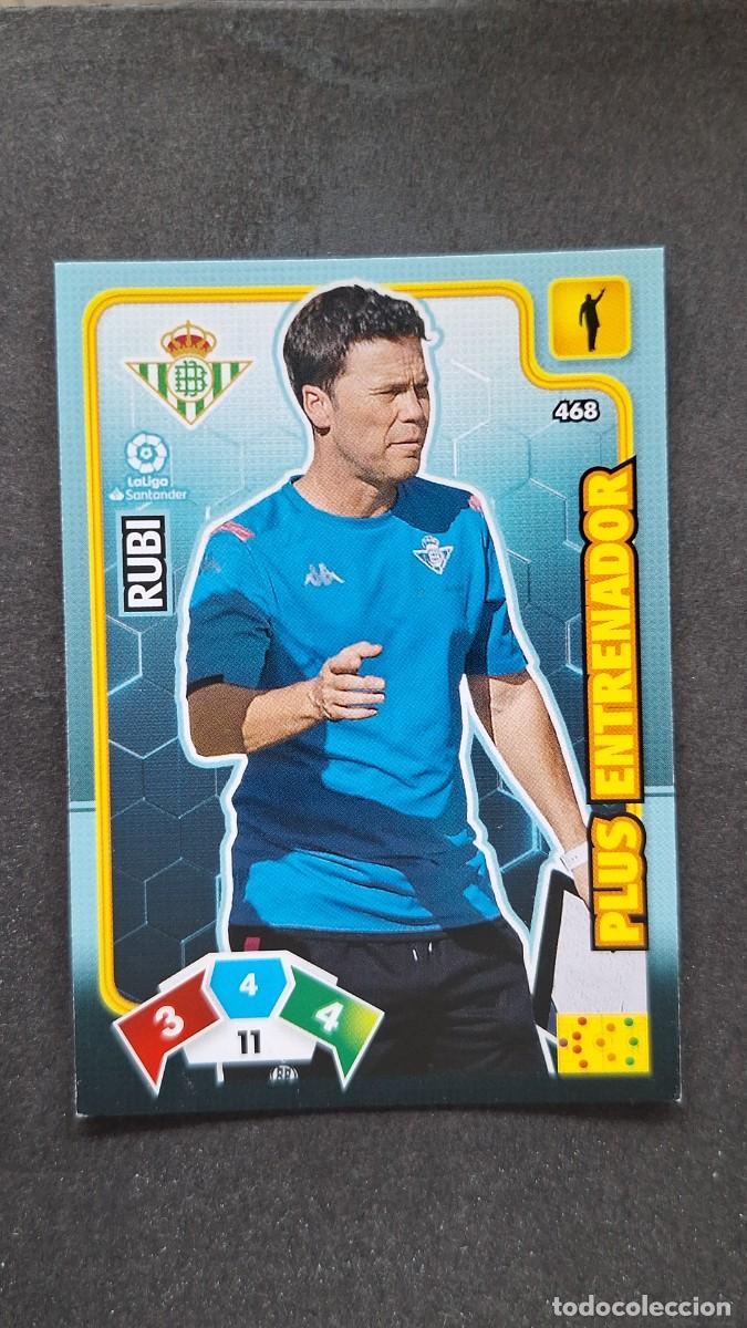 Cromos de F&uacute;tbol: L1 RUBI REAL BETIS BALOMPIE 468 PLUS ENTRENADOR PANINI ADRENALYN XL LIGA 2019/20 19 20