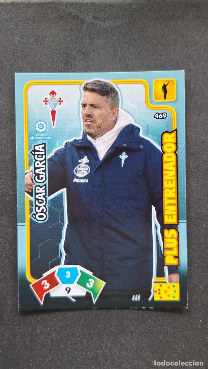 Cromos de F&uacute;tbol: L1 OSCAR GARCIA CELTA DE VIGO 469 PLUS ENTRENADOR PANINI ADRENALYN XL LIGA 2019/20 19 20