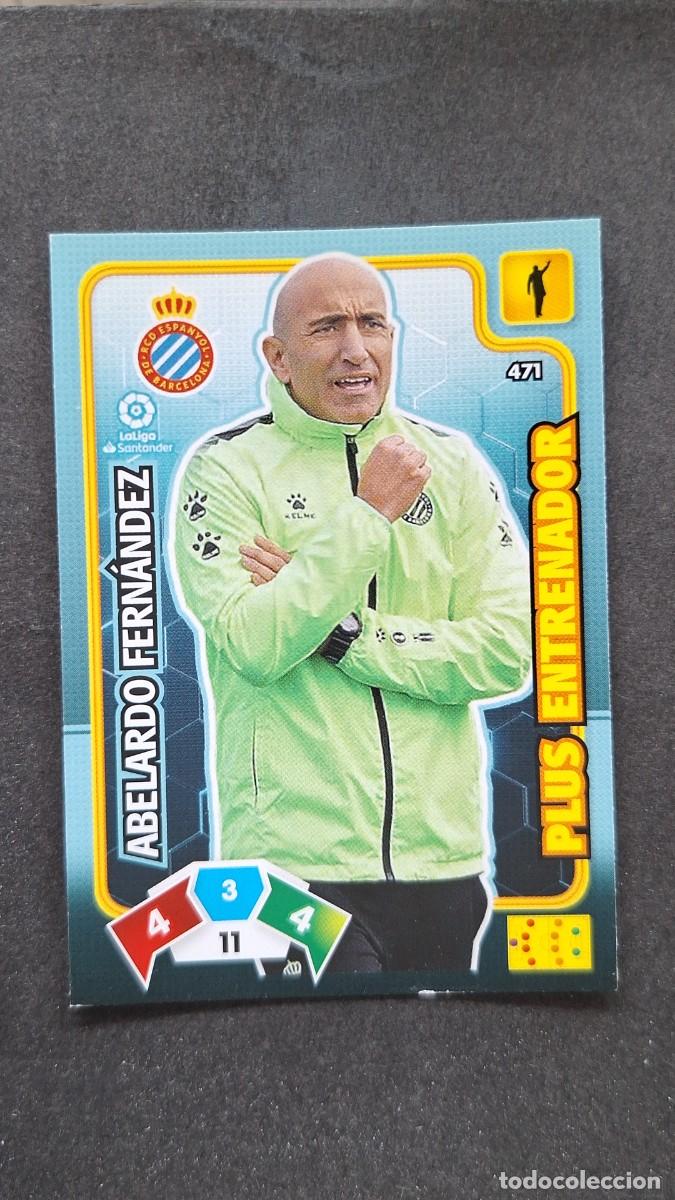 Cromos de F&uacute;tbol: L1 ABELARDO R. C. D. ESPA&Ntilde;OL 471 PLUS ENTRENADOR PANINI ADRENALYN XL LIGA 2019/20 19 20
