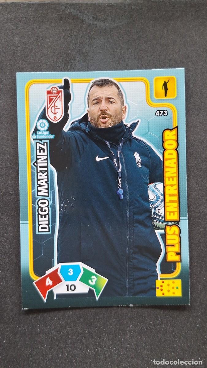 Cromos de F&uacute;tbol: L1 DIEGO MARTINEZ GRANADA C. F. 473 PLUS ENTRENADOR PANINI ADRENALYN XL LIGA 2019/20 19 20