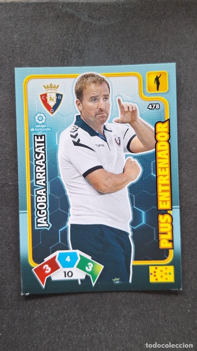 Cromos de F&uacute;tbol: L1 JAGOBA ARRASATE C. A. OSASUNA 478 PLUS ENTRENADOR PANINI ADRENALYN XL LIGA 2019/20 19 20