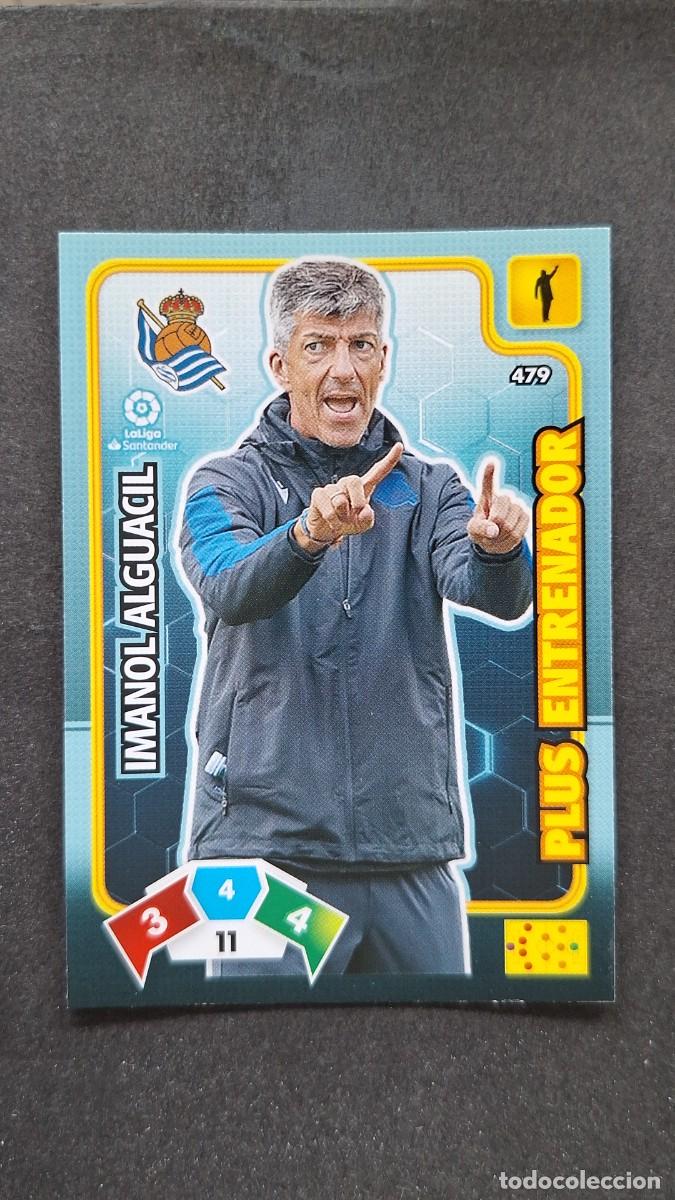 Cromos de F&uacute;tbol: L1 IMANOL ALGUACIL REAL SOCIEDAD 479 PLUS ENTRENADOR PANINI ADRENALYN XL LIGA 2019/20 19 20