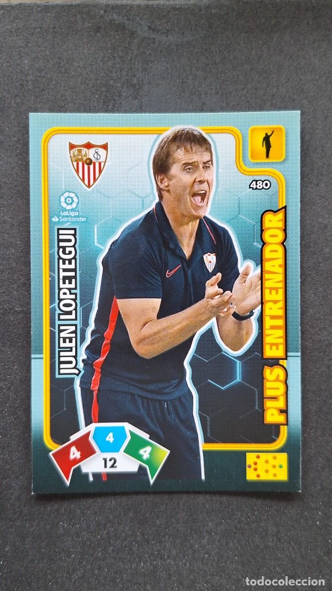 Cromos de F&uacute;tbol: L1 LOPETEGUI SEVILLA F. C. 480 PLUS ENTRENADOR PANINI ADRENALYN XL LIGA 2019/20 19 20