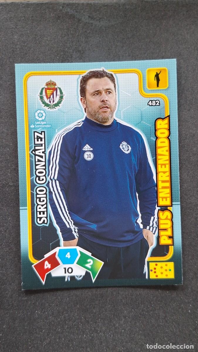 Cromos de F&uacute;tbol: L1 SERGIO GONZALEZ REAL VALLADOLID 482 PLUS ENTRENADOR PANINI ADRENALYN XL LIGA 2019/20 19 20