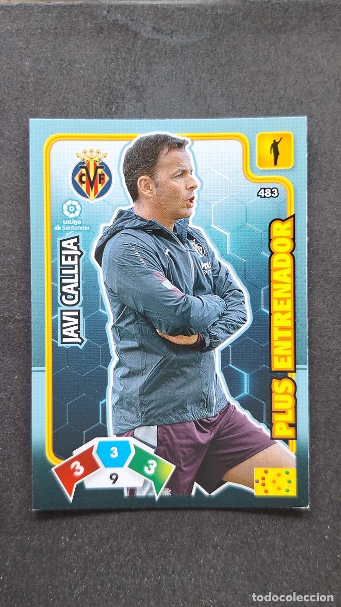Cromos de F&uacute;tbol: L1 JAVI CALLEJA VILLARREAL C. F. 483 PLUS ENTRENADOR PANINI ADRENALYN XL LIGA 2019/20 19 20