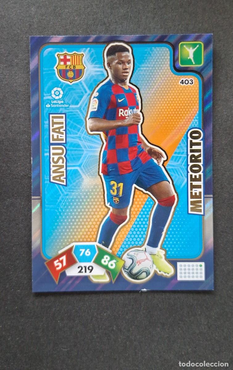 Cromos de F&uacute;tbol: L1 ANSU FATI F. C. BARCELONA 403 METEORITO PANINI ADRENALYN XL LIGA 2019/20 19 20