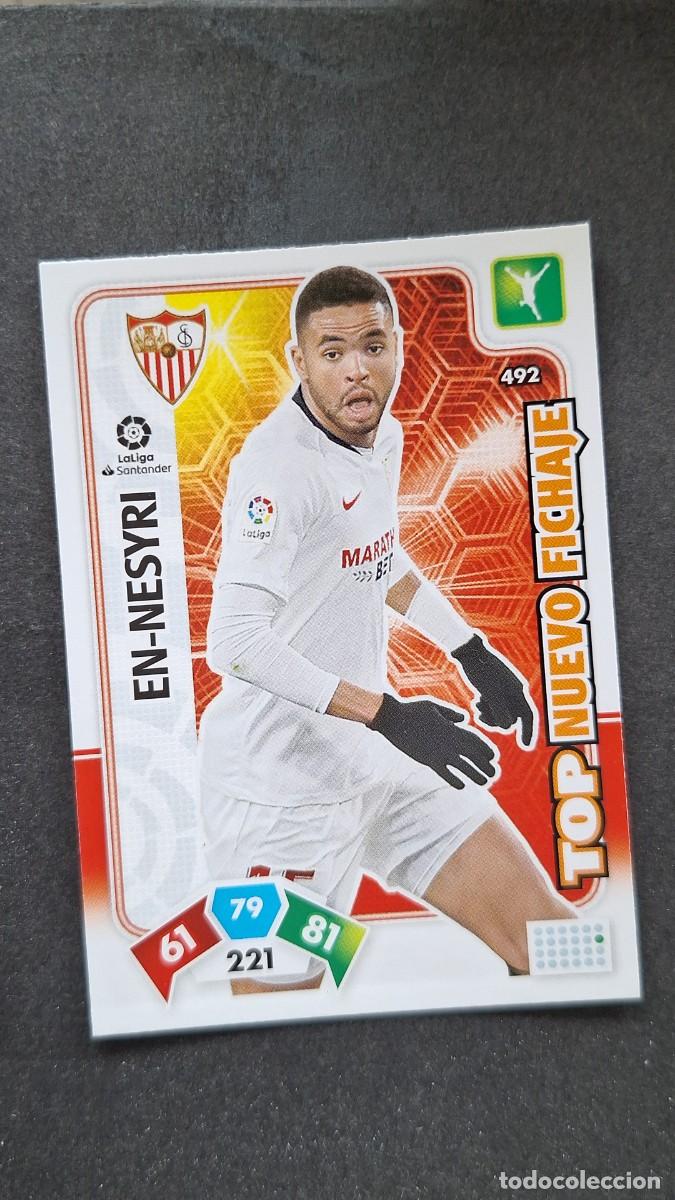 Cromos de F&uacute;tbol: L1 EN-NESYRI SEVILLA F. C. 492 TOP NUEVO FICHAJE PANINI ADRENALYN XL LIGA 2019/20 19 20