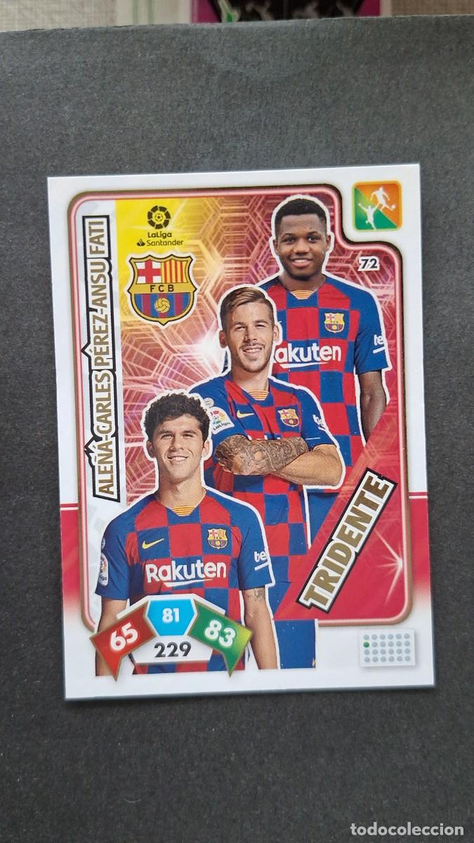 Cromos de F&uacute;tbol: L1 TRIDENTE F. C. BARCELONA 72 PANINI ADRENALYN XL LIGA 2019/20 19 20