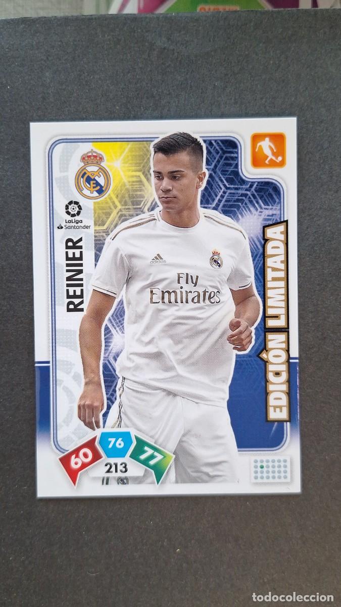 Cromos de F&uacute;tbol: L1 REINIER REAL MADRID EDICION LIMITADA PANINI ADRENALYN XL LIGA 2019/20 19 20