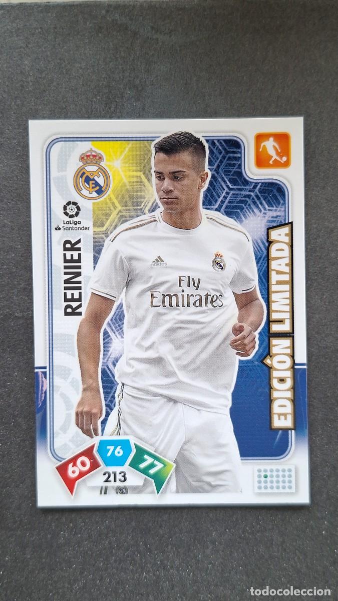 Cromos de F&uacute;tbol: L1 REINIER REAL MADRID EDICION LIMITADA PANINI ADRENALYN XL LIGA 2019/20 19 20