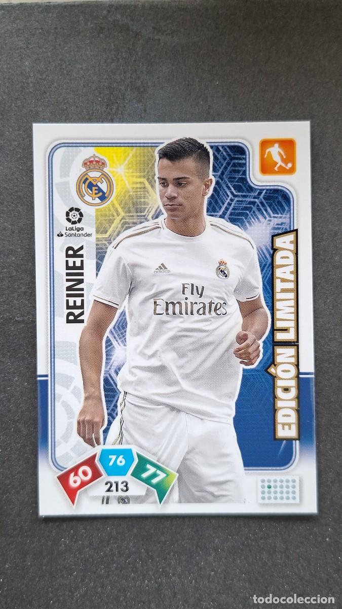 Cromos de F&uacute;tbol: L1 REINIER REAL MADRID EDICION LIMITADA PANINI ADRENALYN XL LIGA 2019/20 19 20