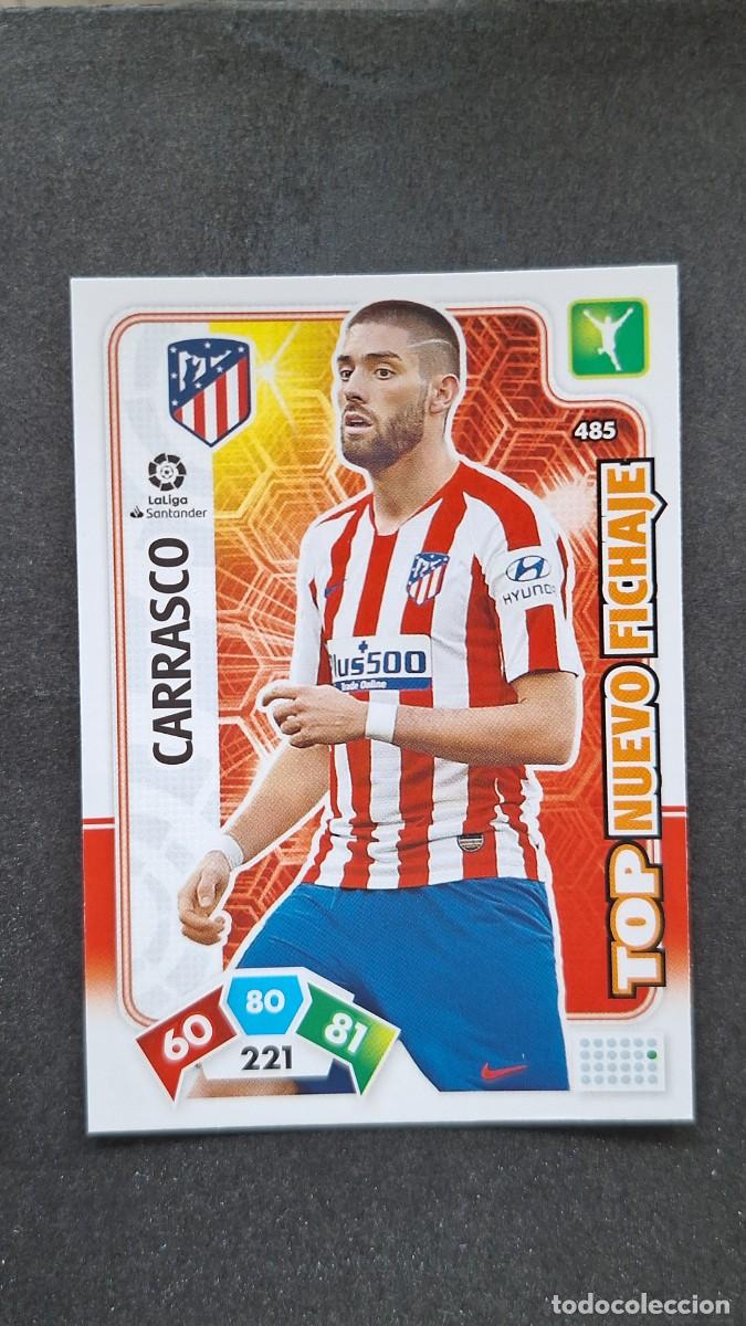 Cromos de F&uacute;tbol: L1 CARRASCO ATLETICO DE MADRID 485 TOP NUEVO FICHAJE PANINI ADRENALYN XL LIGA 2019/20 19 20