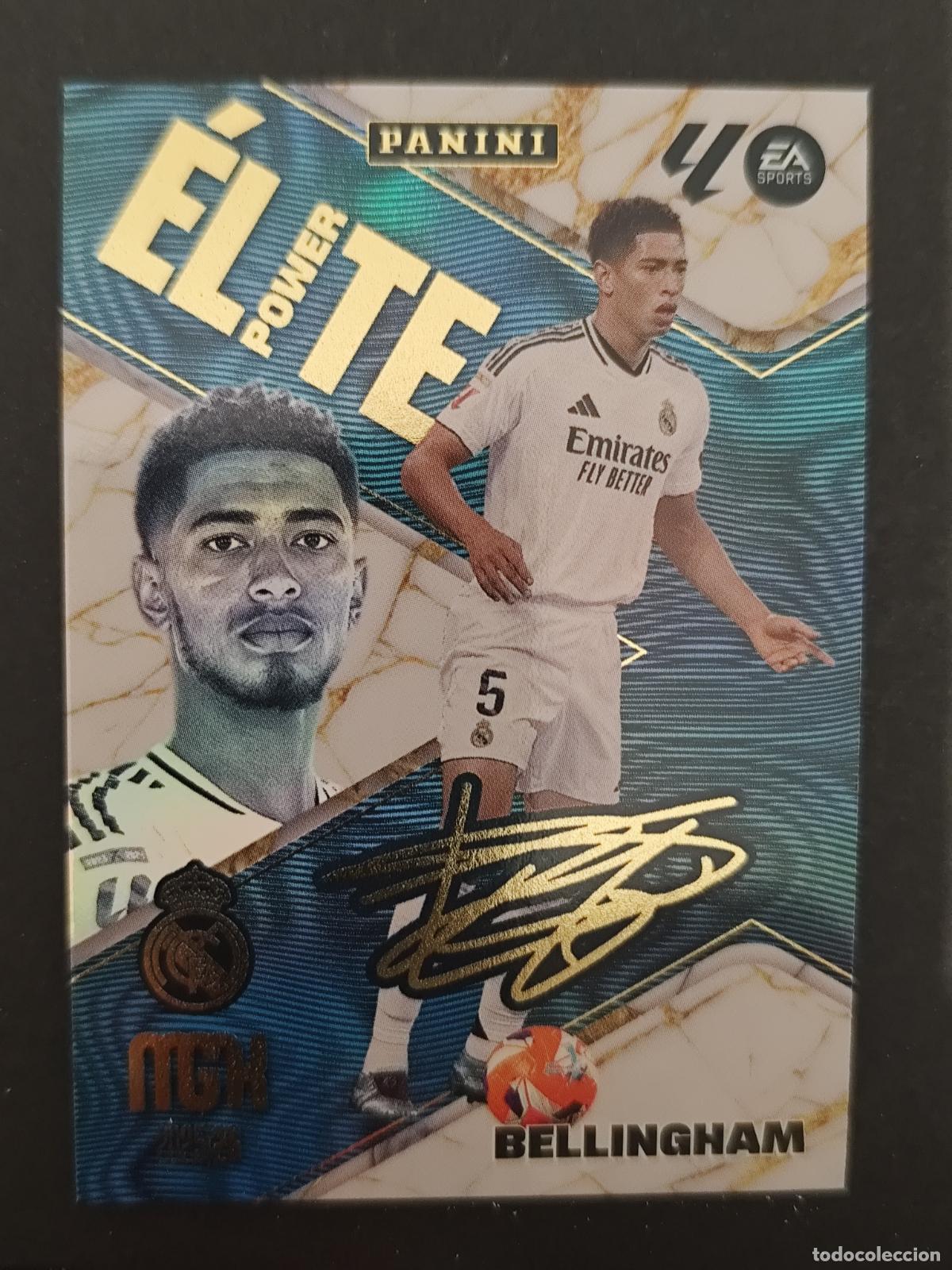 Cromos de F&uacute;tbol: P1 P 1 BELLINGHAM REAL MADRID &Eacute;LITE POWER FIRMADA MEGACRACKS 2025 2026 25 26