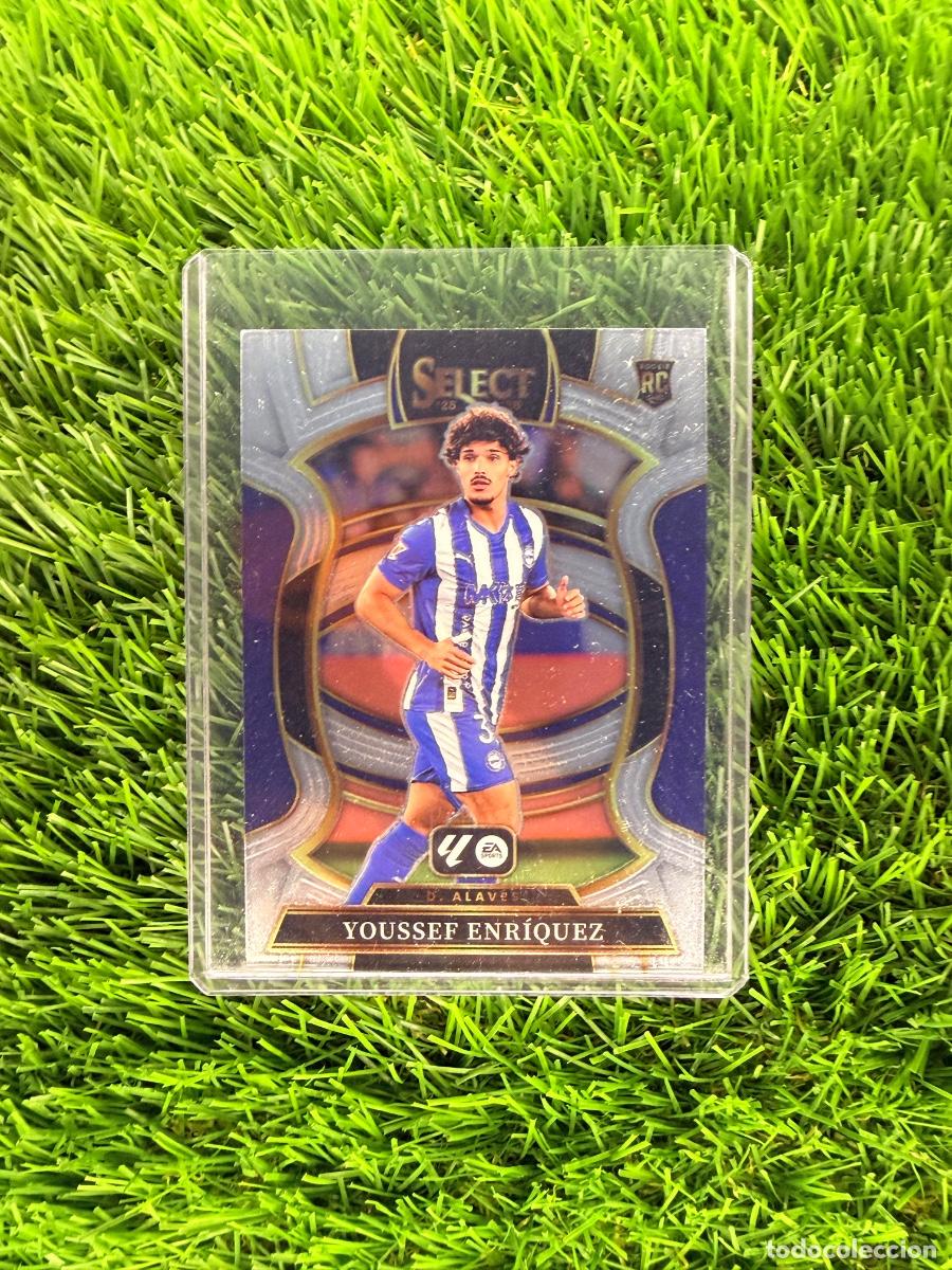 Football Stickers: N&ordm; 71 Youssef Enr&iacute;quez Base Terrace D Alav&eacute;s Select Liga 25 26