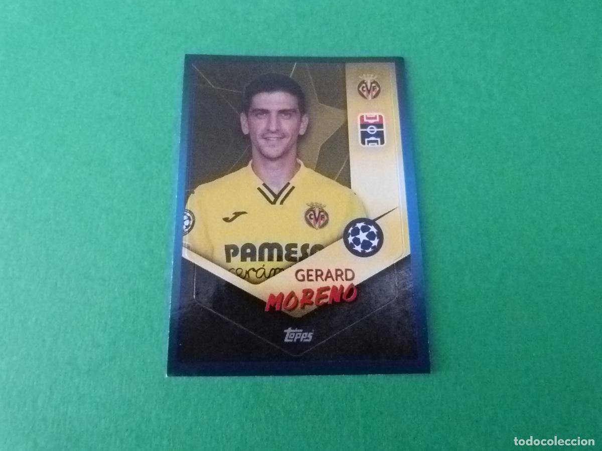 Football Stickers: CROMO FUTBOL GERARD MORENO VILLARREAL C.F. SIN PEGAR N&ordm; 444 CHAMPIONS LEAGUE 2021-2022/21-22 TOPPS