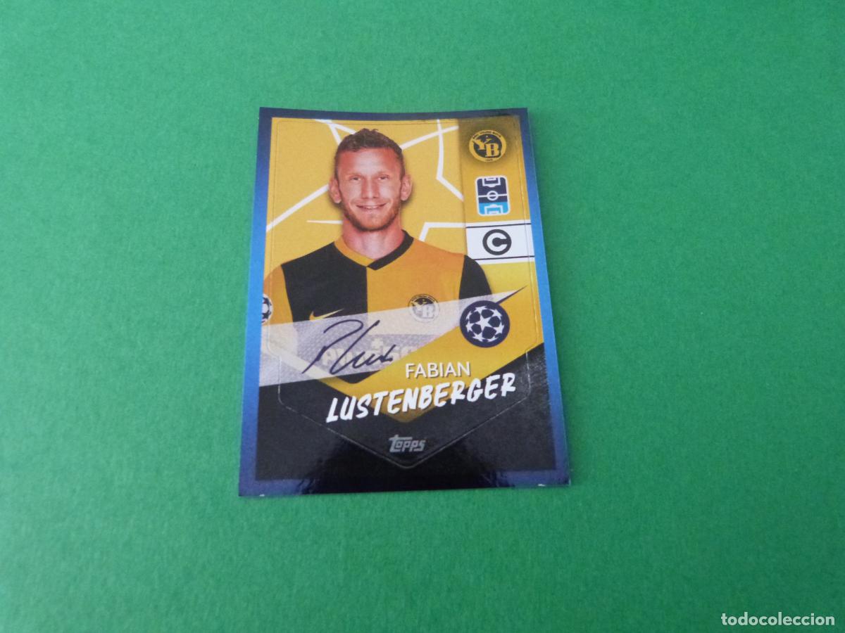 Cromos de F&uacute;tbol: CROMO FUTBOL LUSTENBERGER YOUNG BOYS SIN PEGAR N&ordm; 490 CHAMPIONS LEAGUE 2021-2022/21-22 TOPPS