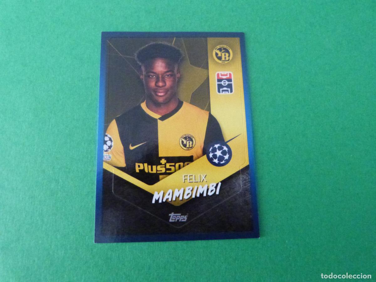 Cromos de F&uacute;tbol: CROMO FUTBOL MAMBIMBI YOUNG BOYS SIN PEGAR N&ordm; 496 CHAMPIONS LEAGUE 2021-2022/21-22 TOPPS