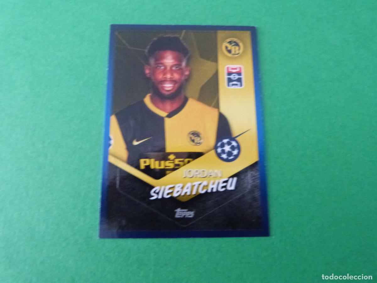 Cromos de F&uacute;tbol: CROMO FUTBOL SIEBATCHEU YOUNG BOYS SIN PEGAR N&ordm; 498 CHAMPIONS LEAGUE 2021-2022/21-22 TOPPS