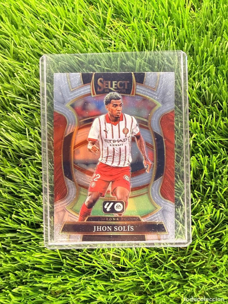 Cromos de F&uacute;tbol: N&ordm; 77 Jhon Sol&iacute;s Base Terrace Girona FC Select Liga 25 26