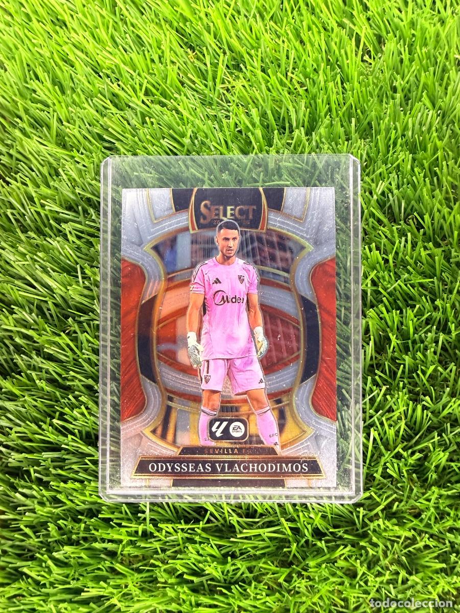 Cromos de F&uacute;tbol: N&ordm; 85 Odysseas Vlachodimos Base Terrace Sevilla FC Select Liga 25 26