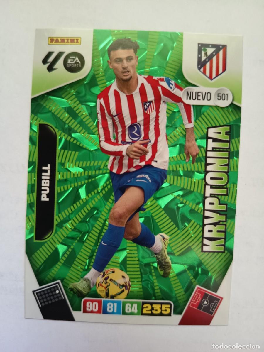 Cromos de Futebol: CARD 501 NUEVO KRYPTONITA MARC PUBILL ATL&Eacute;TICO ATLETI - ADRENALYN XL LIGA 2025 2026 25 26 PANINI
