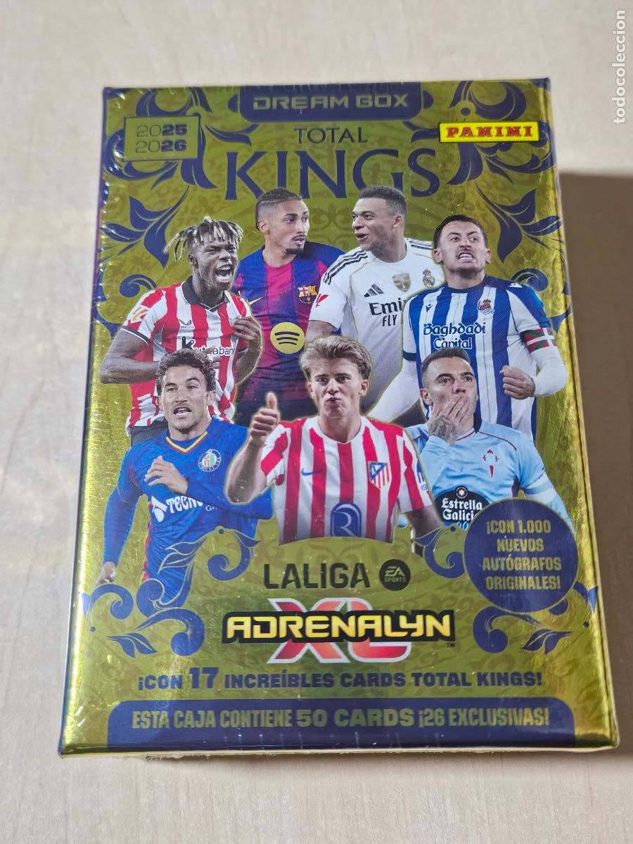 Cromos de F&uacute;tbol: Dream Box Total Kings Adrenalyn XL LaLiga 2025-26 Panini