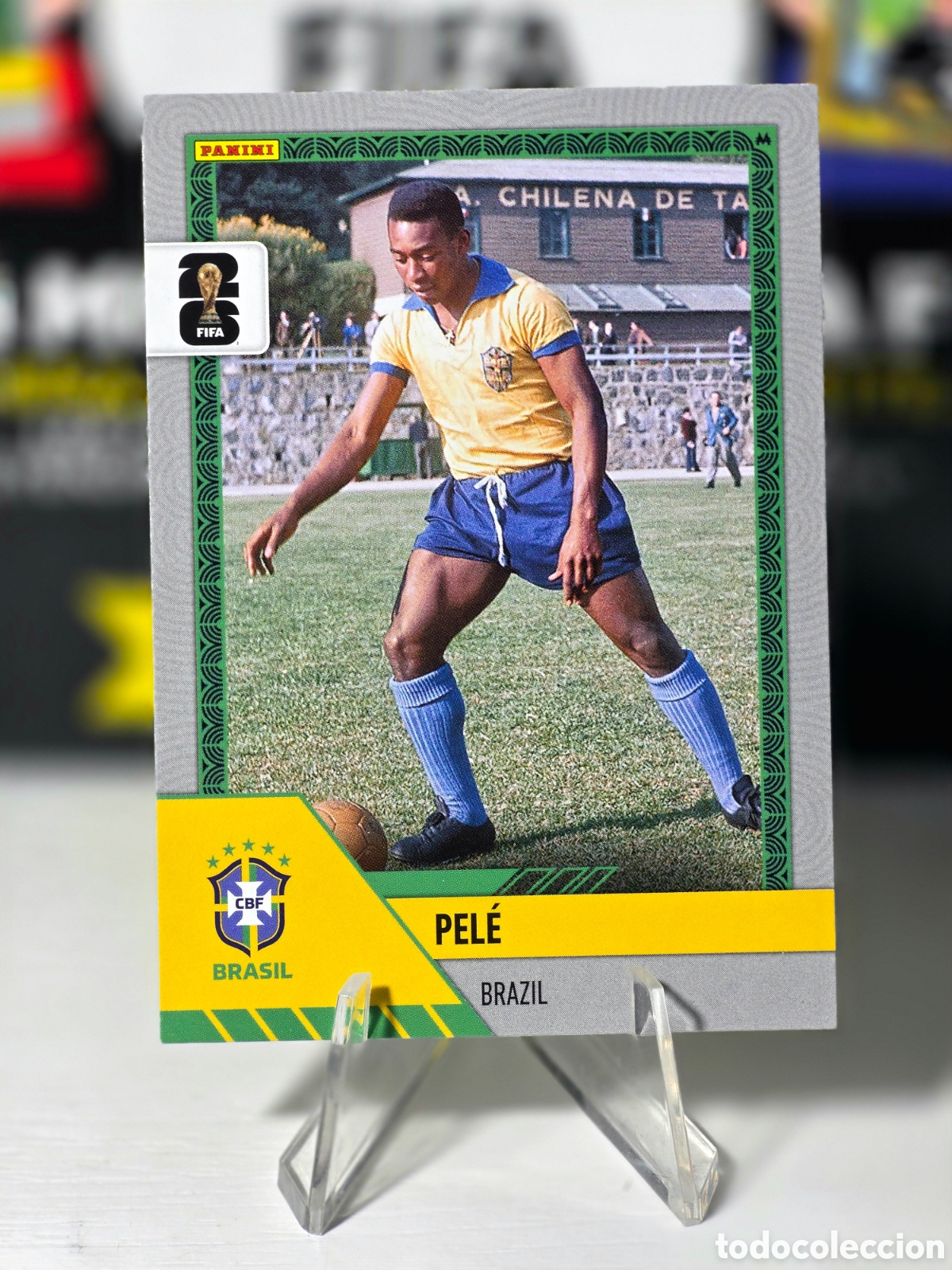 Cromos de F&uacute;tbol: Pele Panini Prizm Monopoly Starter Pack World Cup 2026 Brazil