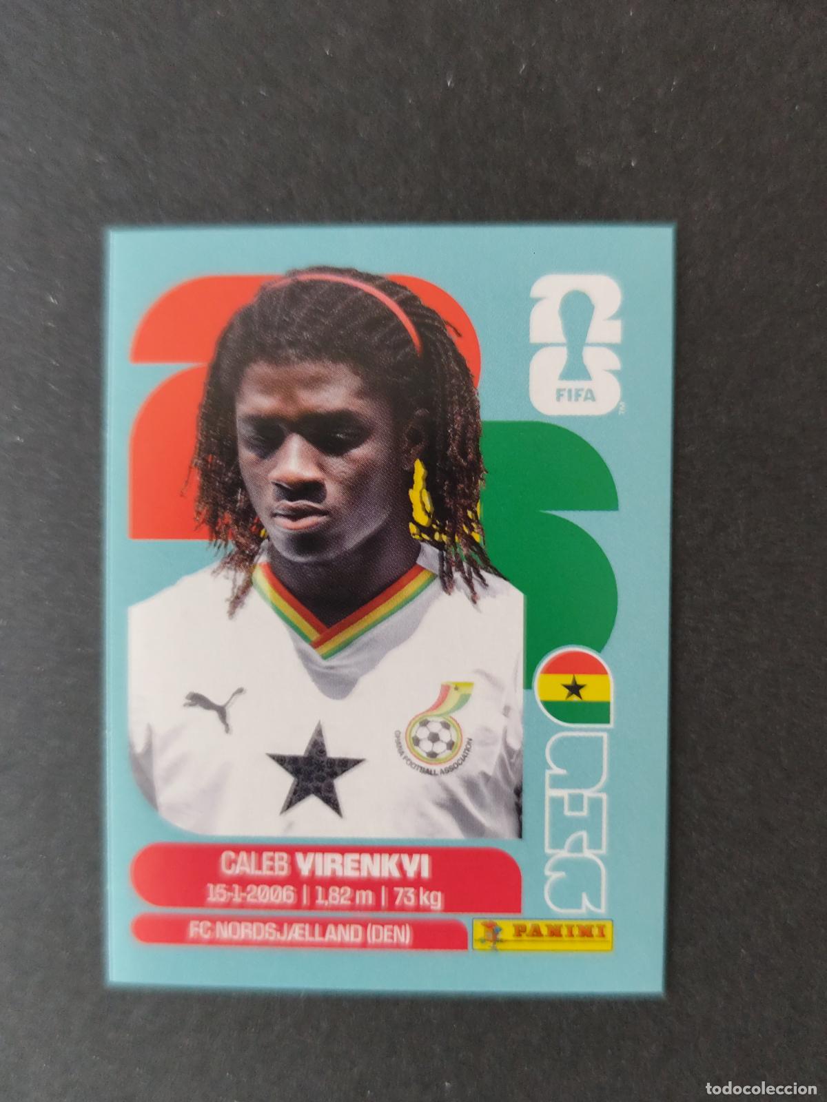 Cromos de F&uacute;tbol: GHA8 CALEB YIRENKYI 8 GHANA MUNDIAL FIFA WORLD CUP 2026 STICKER PANINI SIN PEGAR