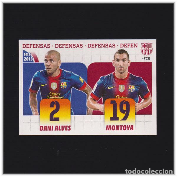 Figurine di Calcio: COLECCI&Oacute;N OFICIAL BARCELONA 2012 2013 12 13 PANINI DANI ALVES MONTOYA 16 ALBUM LIGA BAR&Ccedil;A F&Uacute;TBOL