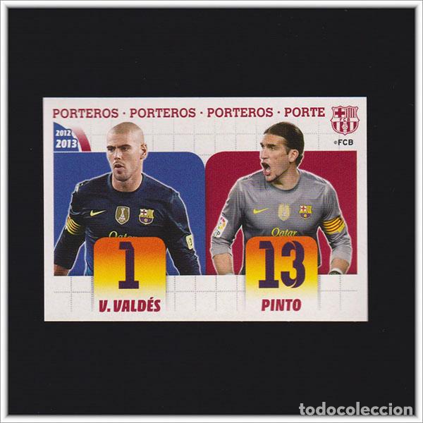 Figurine di Calcio: COLECCI&Oacute;N OFICIAL BARCELONA 2012 2013 12 13 PANINI VICTOR VALDES PINTO 15 ALBUM LIGA BAR&Ccedil;A F&Uacute;TBOL